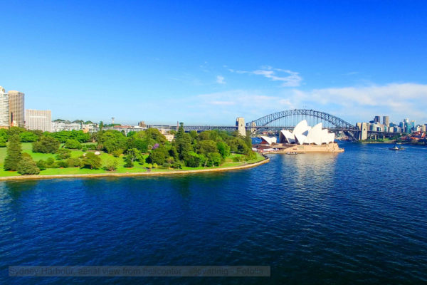 Sydney Opera House, Botanical Gardens and the Harbour Bridge