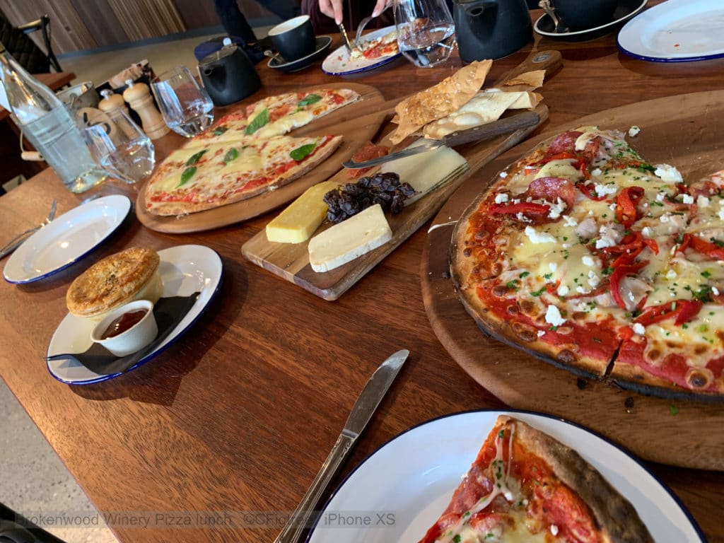 Private tour lunch packages - Brokenwood Winery Pizza lunch