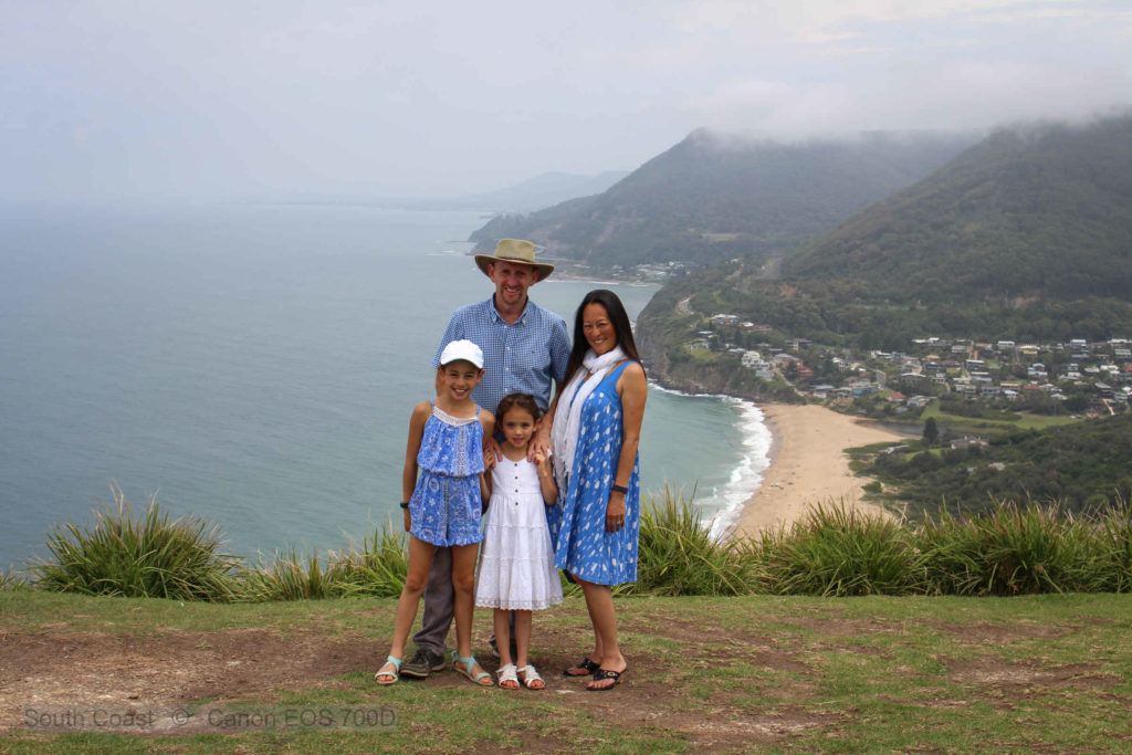Family at Bald Hill on Private Tour