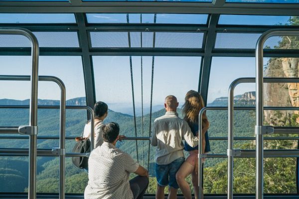 Blue Mountains half day tour Scenic World Option. Image of skyway